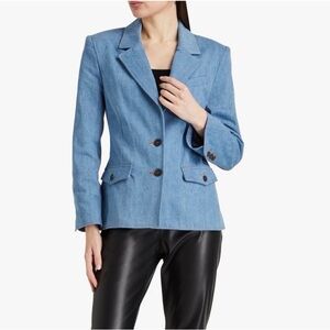 Frame The Femme Denim Blazer
